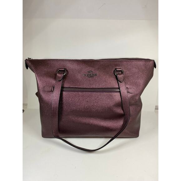 Coach Gallery Bag Purse Leather Bronze - Picture 1 of 11